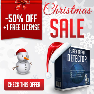 Forex Trend Detector Christmas Banner