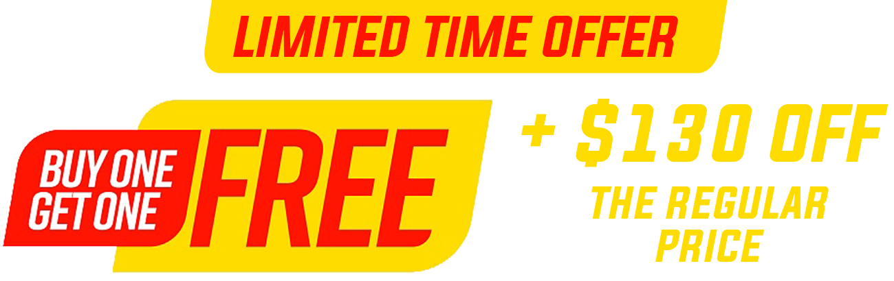 buy one get one for free promotion